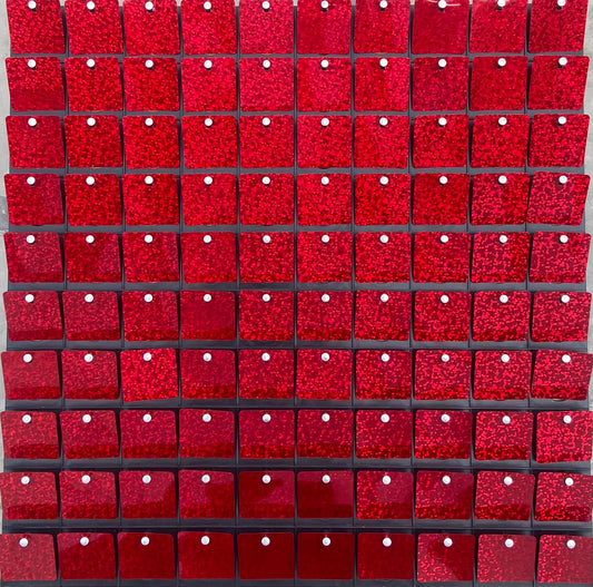 30 Piece Red Shimmer Wall Backdrop
