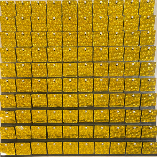 30 Piece Yellow Shimmer Wall Backdrop