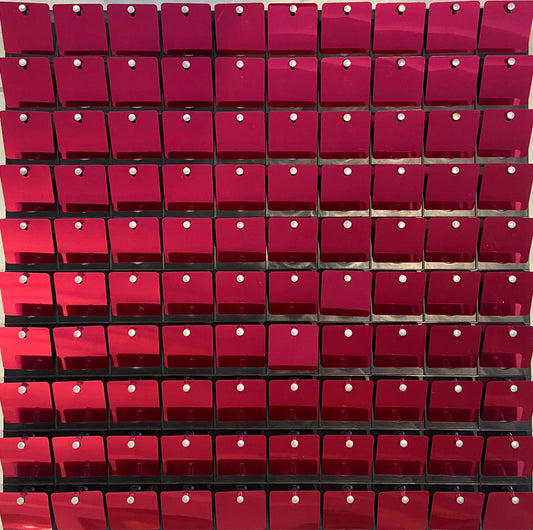 30 piece Fuchsia Shimmer Wall Backdrop
