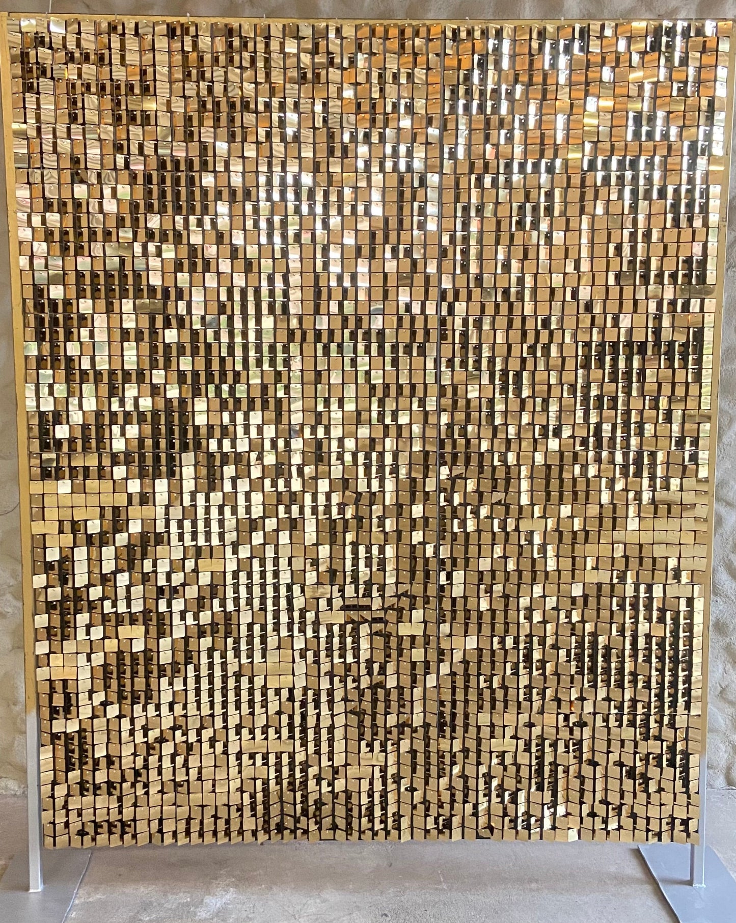 30 Piece Gold Shimmer Wall Backdrop