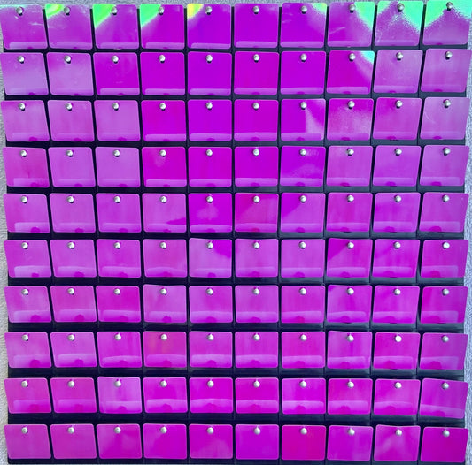 30 Piece Iridescent Fuchsia Shimmer Wall Backdrop